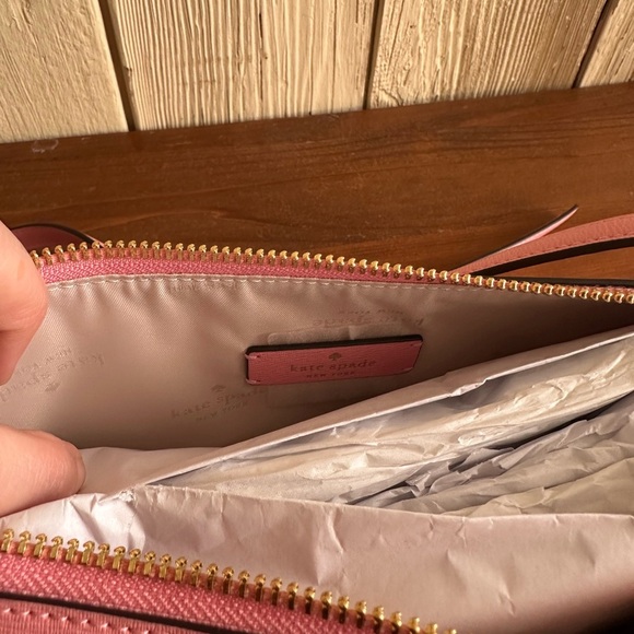 Kate Spade Ginnie Crossbody Grapefruit Soda Pink - Picture 7 of 9